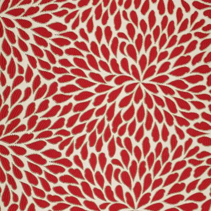 Online Kaufen Jacquard Blattmuster Rot/Golden