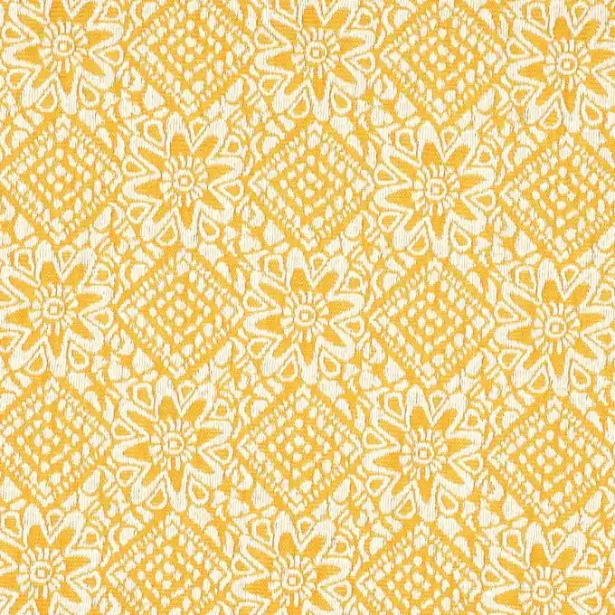 Angebot Jacquardstoff Baumwolle Gelb