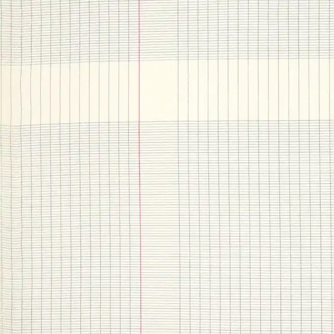 Cretonne mit Heftmuster in Gelb Neu Im Sortiment