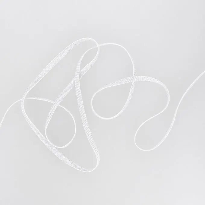 Gratis Versand Gummiband 5 mm Weiß