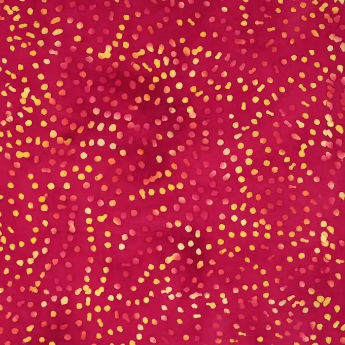 Kostenloser Rückversand Baumwollstoff Batik Rosa