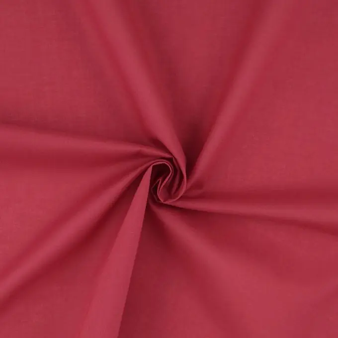 Finale Aktion Baumwoll-Voile-Stoff in Kirschrot