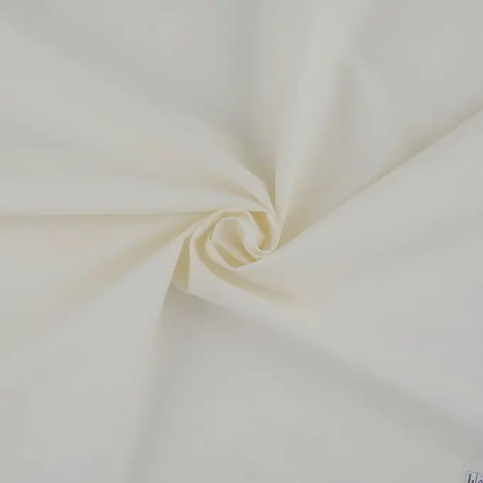 Einfarbige Popeline, ecru Weltweiter Versand