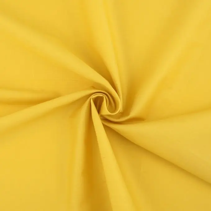 Aktuell Einfarbige Popeline, sonnengelb