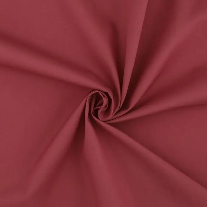 Einfarbige Popeline, ziegelrot Begrenztes Angebot