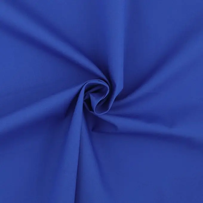 Einfarbige Popeline, elektrisch blau Saisonangebot