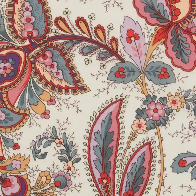 Popeline Baumwollstoff Liberty Flora Belle Versand Am Gleichen Tag