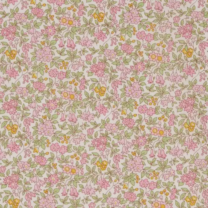 Baumwollstoff Liberty Chamomile Lawn Rosa Weltweiter Versand