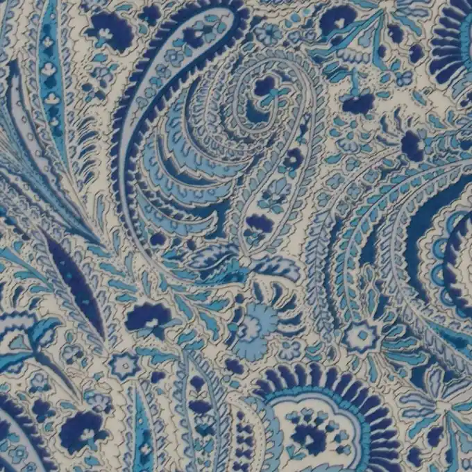 Bestseller Baumwollstoff Liberty Abbey Road Blau