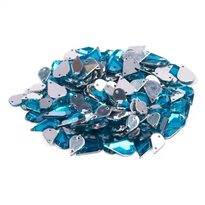 Top-Angebot Pailletten zum Aufnähen in türkisblau von MT