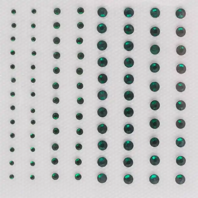 Online Kaufen Strass, aufbügelbar Samragdgrün