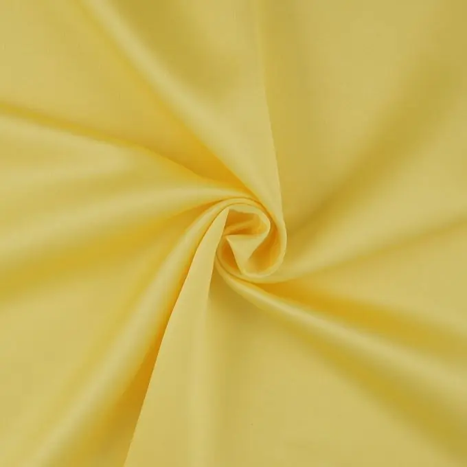 Hochwertig Satinierter Futterstoff Gelb