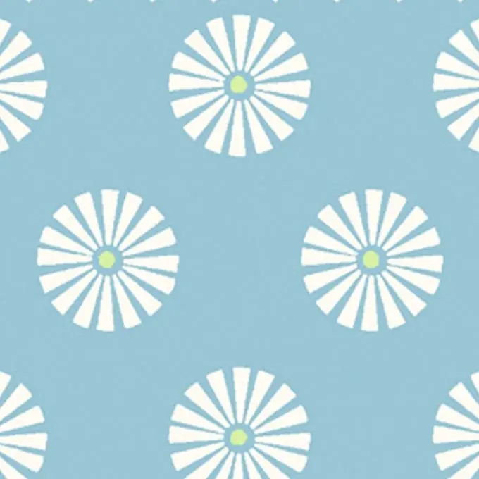 Baumwollstoff Blüten Blau Garantierte Lieferung