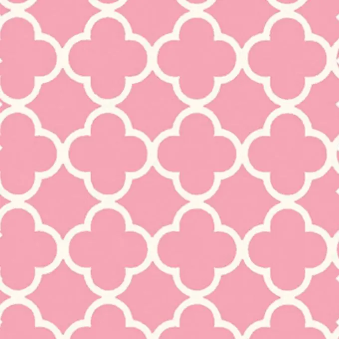 Expressversand Baumwollstoff Ornamente Rosa