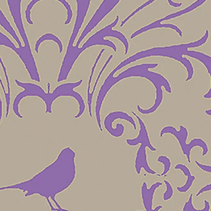 Im Trend Baumwollstoff Ornamente Beige