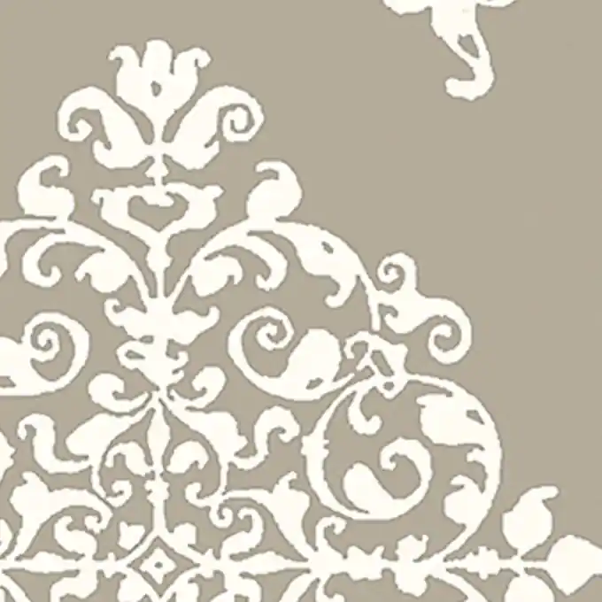 Baumwollstoff Ornamente Taupe Gleich Bestellen