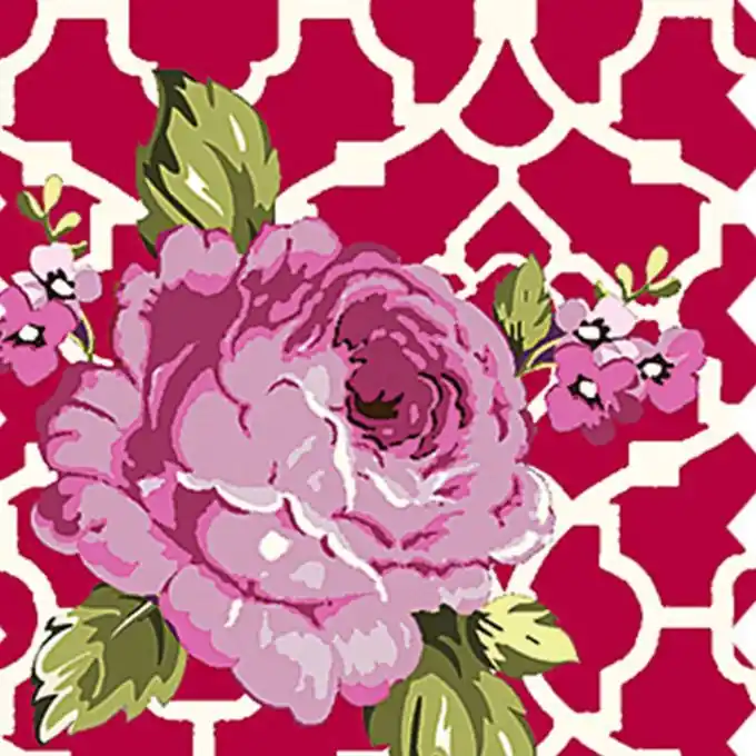 Sale Baumwollstoff Rosa Rot