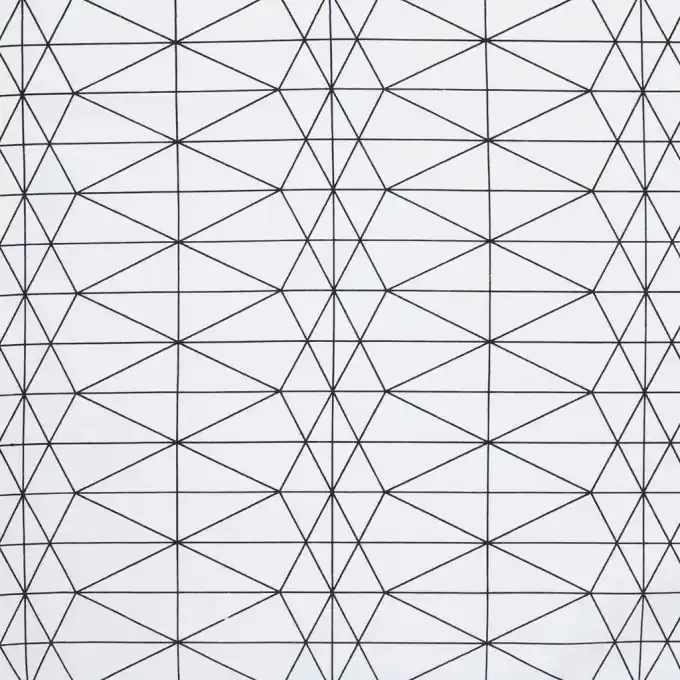 Knallerangebot Geometrischer Diamant-Druck Baumwollstoff 150cm Breit