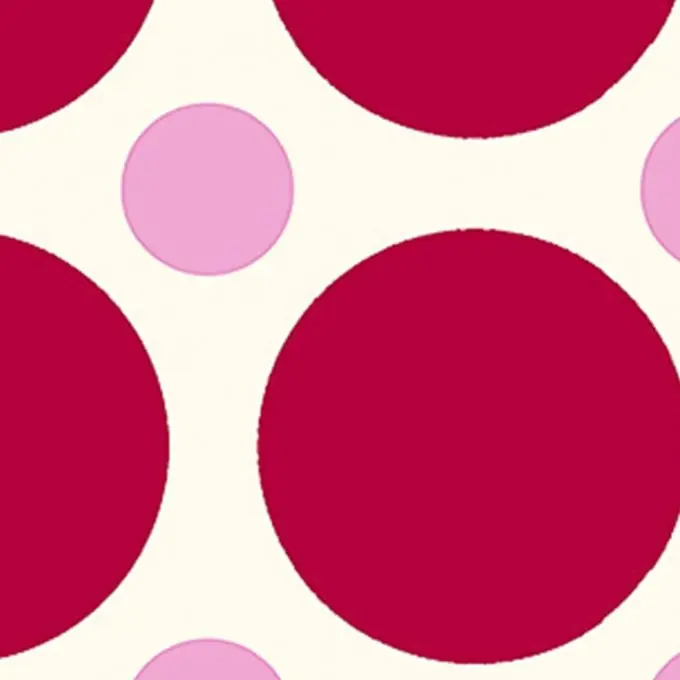 Sichere Zahlung Baumwollstoff Kreismotiv Rot