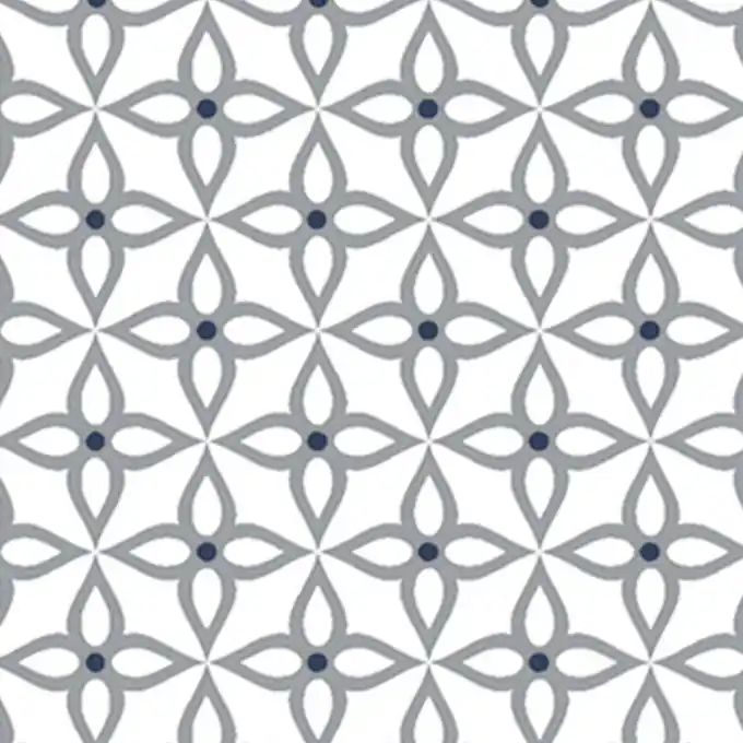 Solange Der Vorrat Reicht Baumwollstoff grafisches Muster Grau