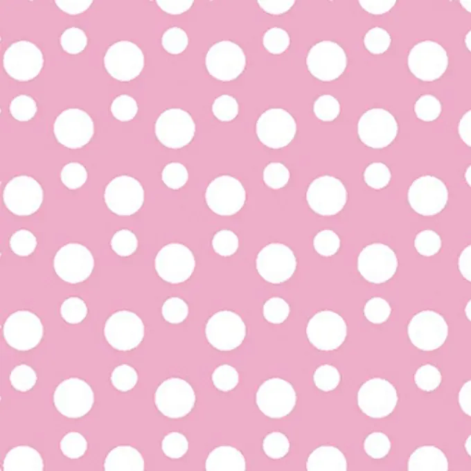 Gepunkteter Baumwollstoff Rosa Neu Im Sortiment