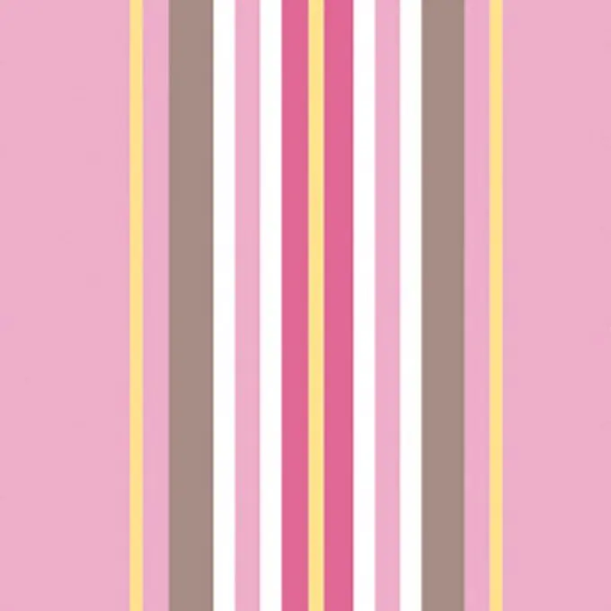 Kostenfreie Lieferung Baumwollstoff Streifen Portofino Rosa