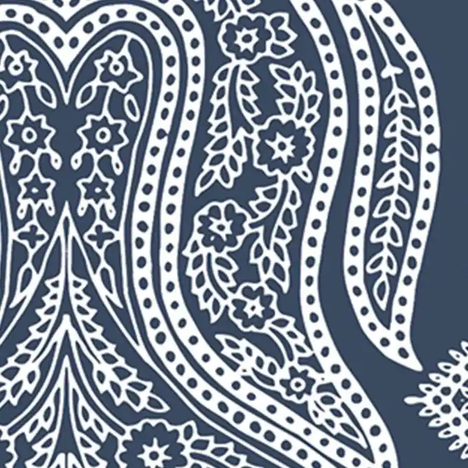 Versand Am Gleichen Tag Baumwollstoff Marrakesch Blau