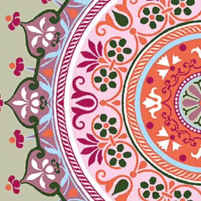 Mengenrabatt Baumwollstoff Mandala Dune