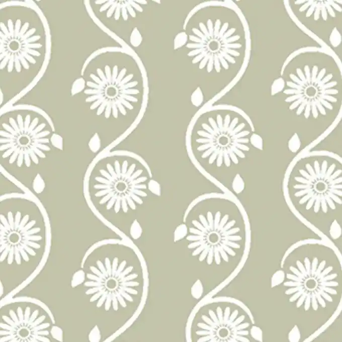 Baumwollstoff Blumen Dune Gratis Versand