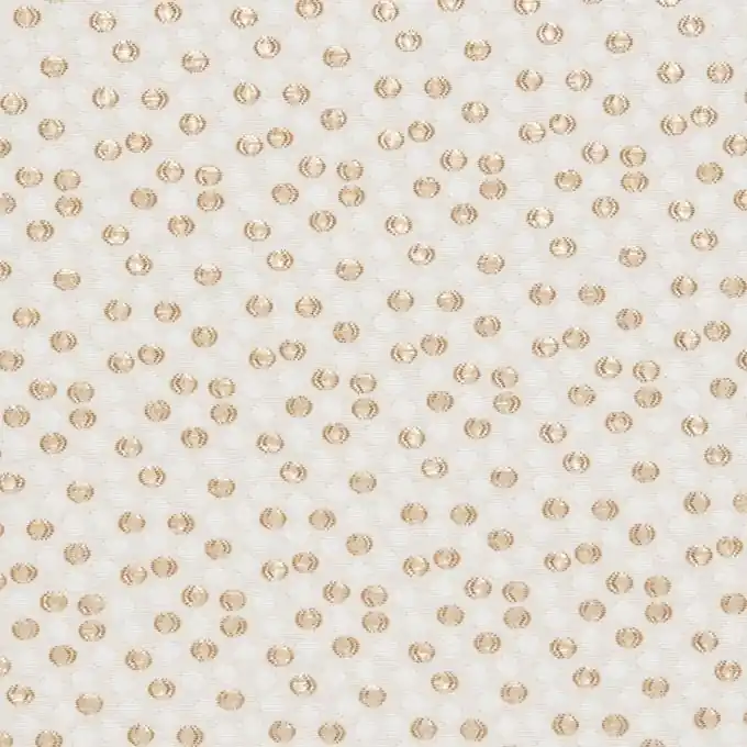 Versand Am Gleichen Tag Jacquard-Stoff Goldene Kreise 145 cm Breite