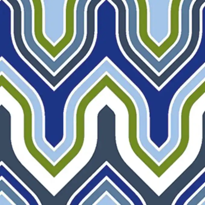 Baumwolljersey Marrakesch Blau Rabatt