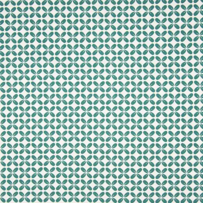 Baumwolljersey geometrisch gemustert Grün Neu Im Sortiment