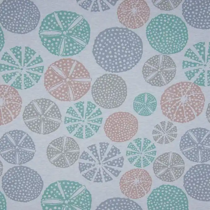 Expressversand Sommersweat French Terry Korallen Bunt