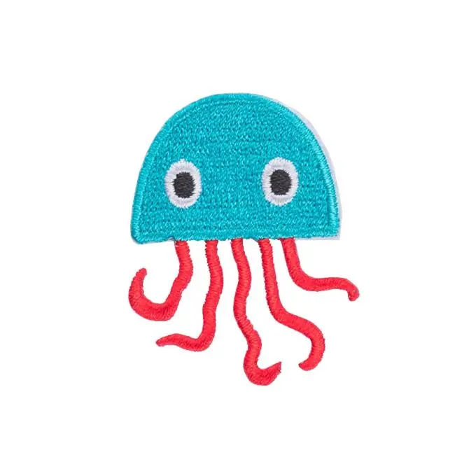 Bügelbild Qualle Top-Angebot