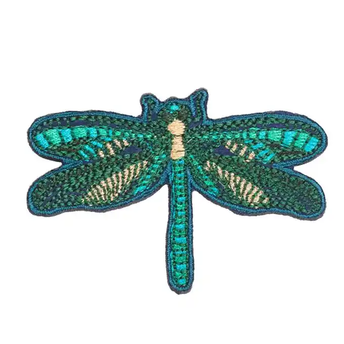 Bügelbild Libelle Lurex Preis Gesenkt