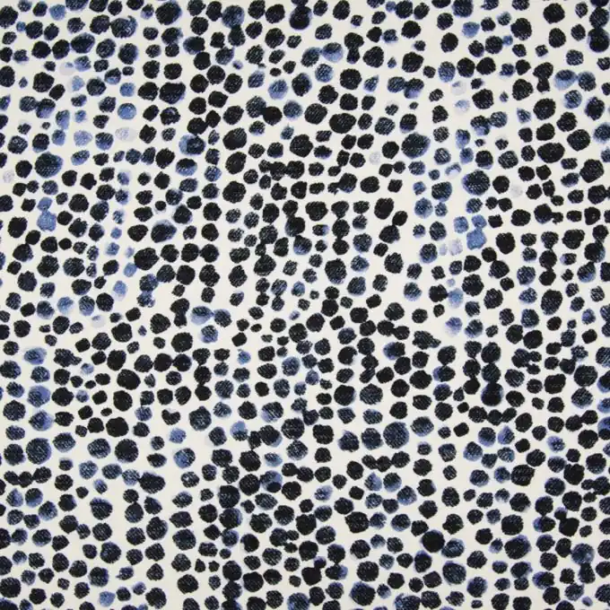 Angebot Gepunkteter Viskosejersey Denim