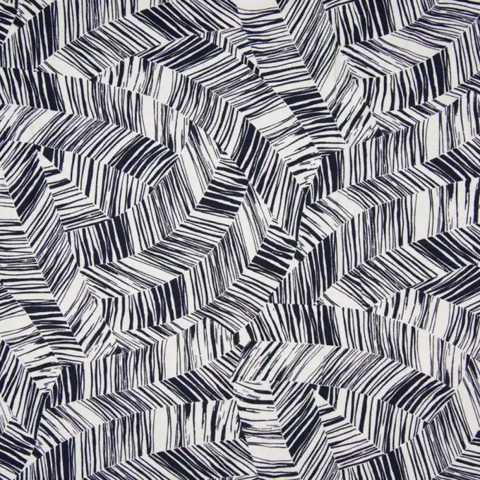 Viskosejersey geometrisches Muster Heute Kaufen