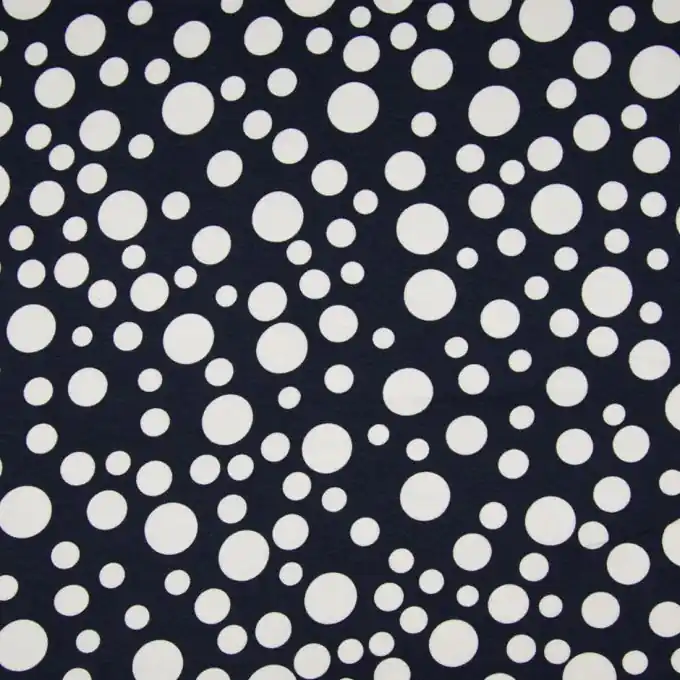 Mengenrabatt Viskosejersey, gepunktet