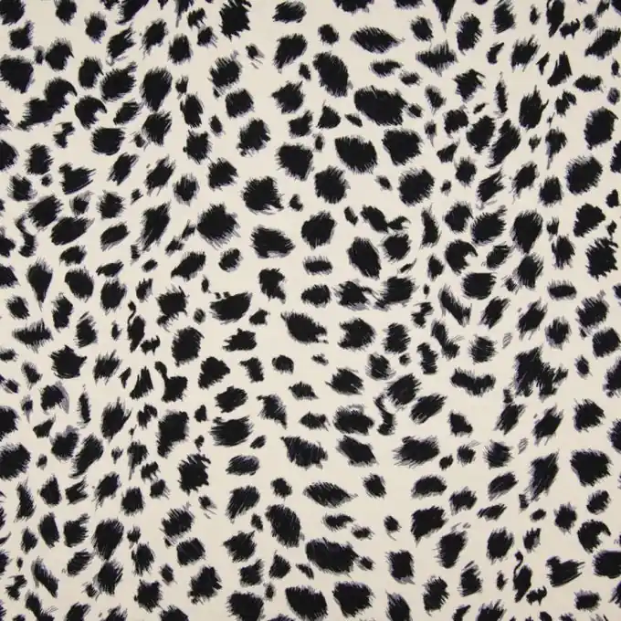 Sonderaktion Viskosejersey Schwarz/Weiss