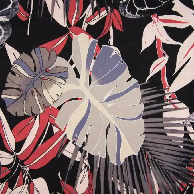 Schneller Versand Viskosejersey Dschungle