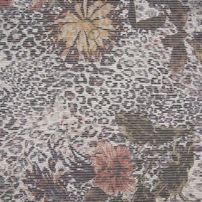 Günstig Gestreifter Viskosejersey Leopardenmuster