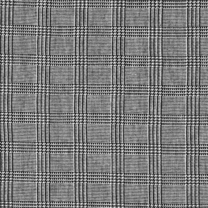 Jerseystoff Hahnentrittmuster Grau Handgefertigt