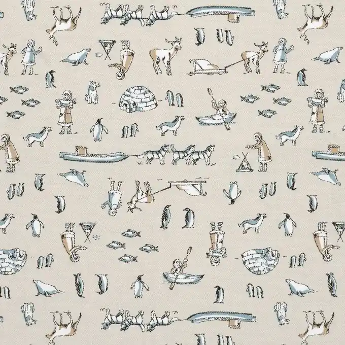 Highlight Popeline Bio Baumwolle Iglo Beige