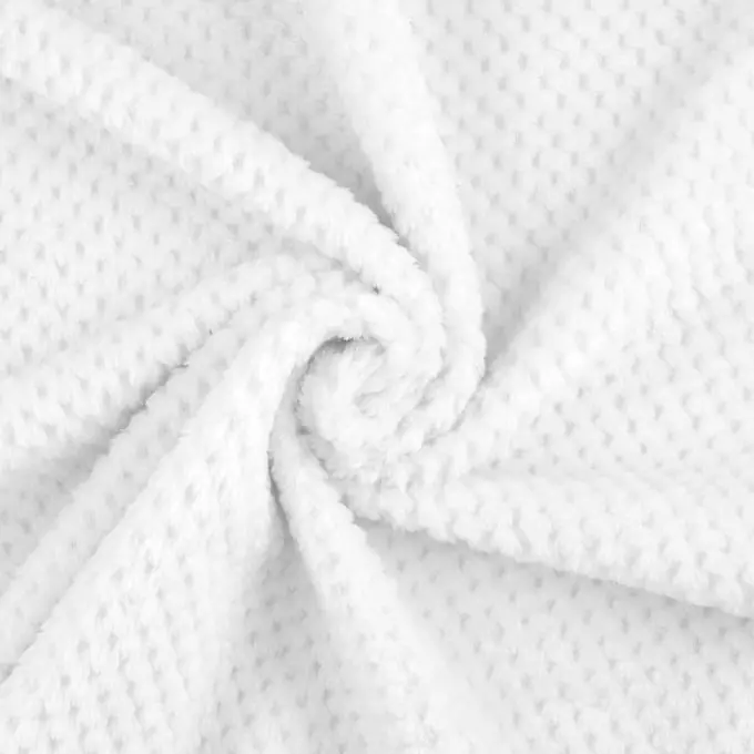 Plüschstoff Ecru Finale Aktion