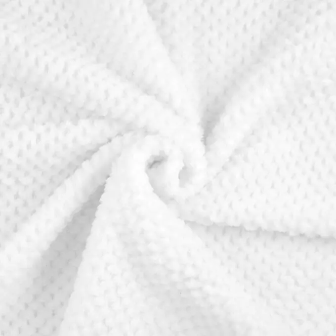 Bestpreis Plüschstoff Weiss