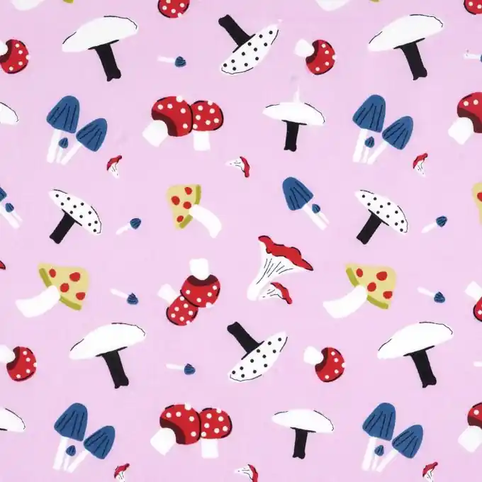 Popeline Baumwolle Rosa Piltze Versand Am Gleichen Tag