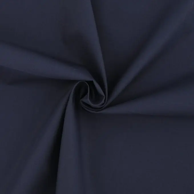 Baumwollperkalstoff Dunkelblau Zertifiziert