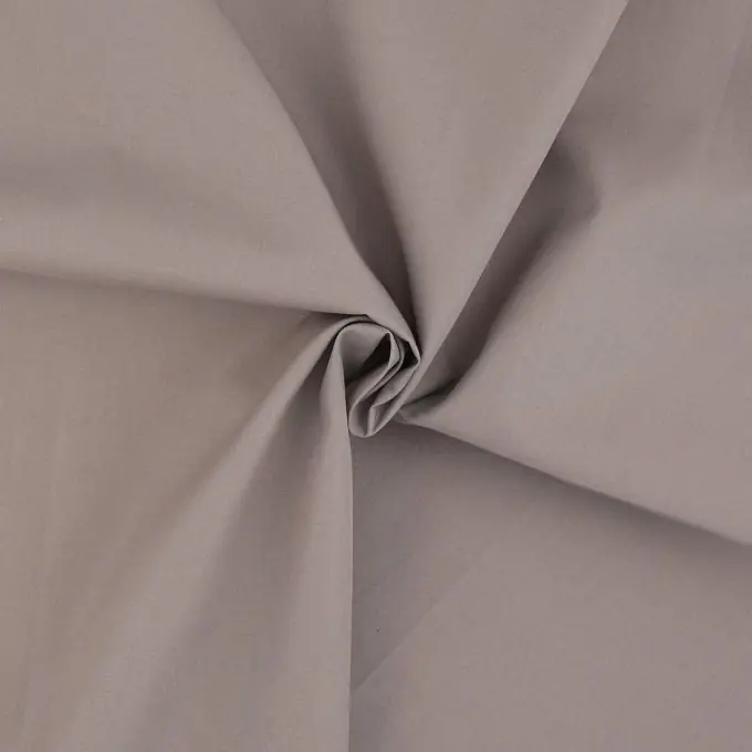 Baumwollperkalstoff Hellbraun Markenware