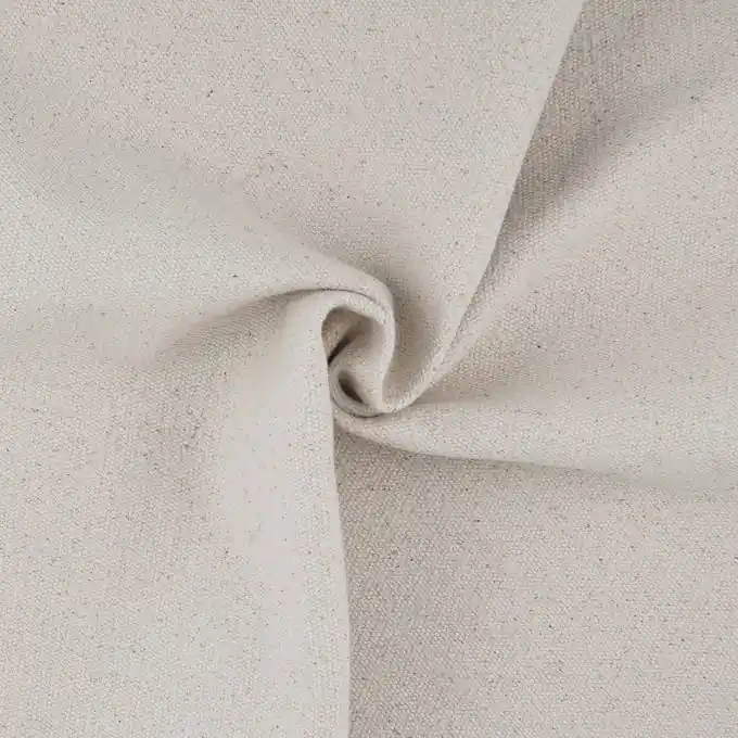 Aktuell Dicker Baumwollstoff, meliert