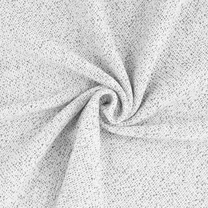 Grau melierter Jerseystoff Neuheit